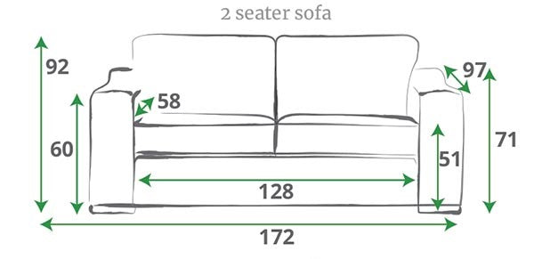 Mode 2 Seater Sofa