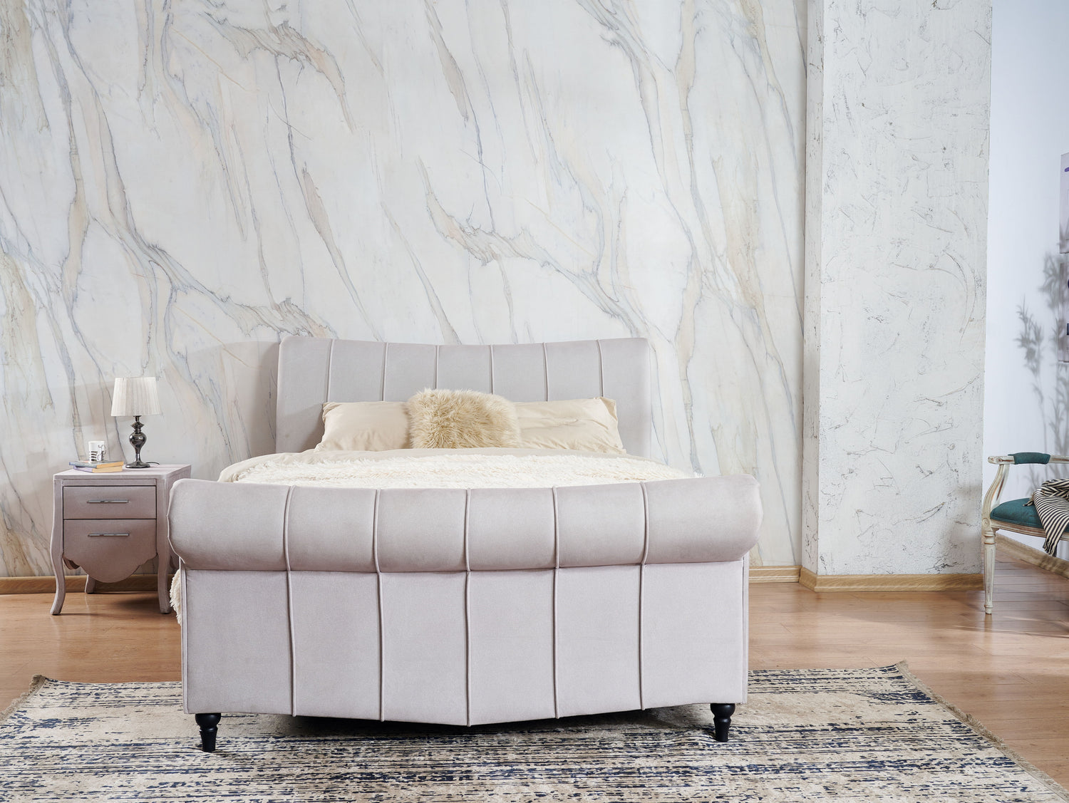 Front image of the Athena Ottoman Bed Frame