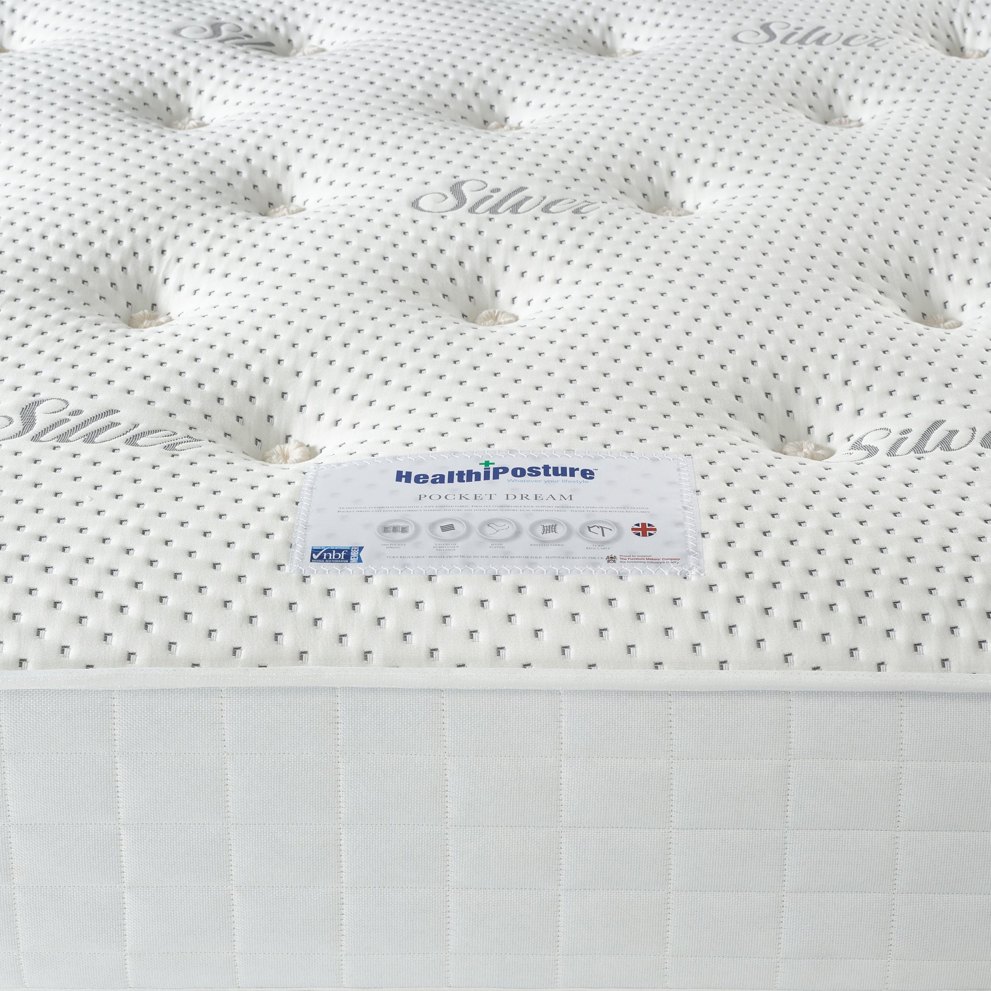 Pocket Dream Mattress Label
