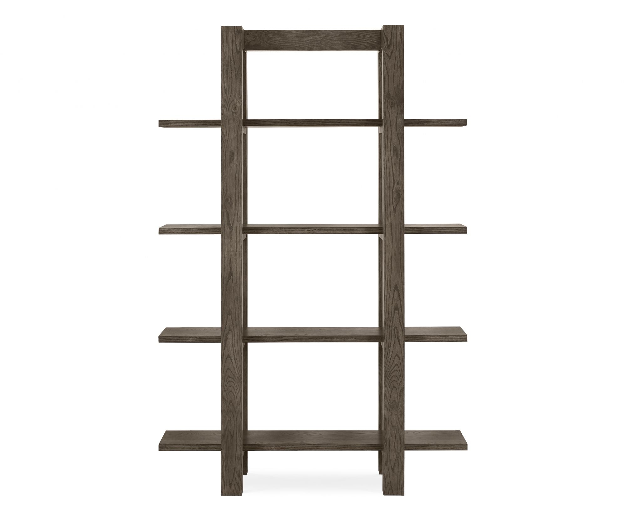 Oak open deals shelving unit