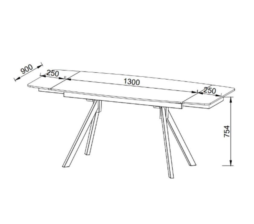 Vertigo Extending Dining Table