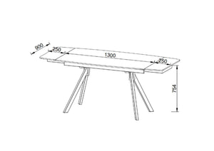 Vertigo Extending Dining Table