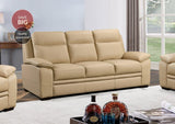 Mont Blanc Leather 3 Seater Sofa