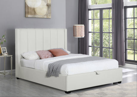  Angled view of the Savoy Ottoman Bed Frame in a room