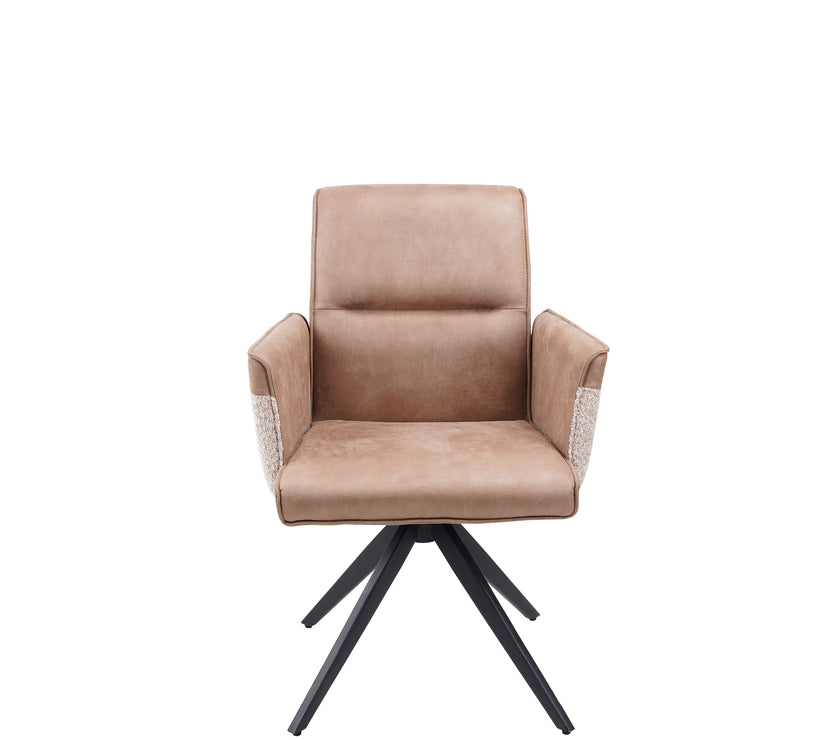 Nora 360° Auto-Return Swivel Dining Chair