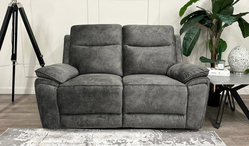 Osaka 2 Seater Power Recliner Sofa - Grey