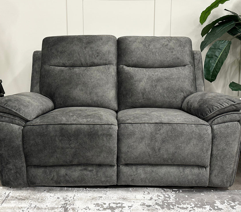 Osaka 2 Seater Power Recliner Sofa - Grey