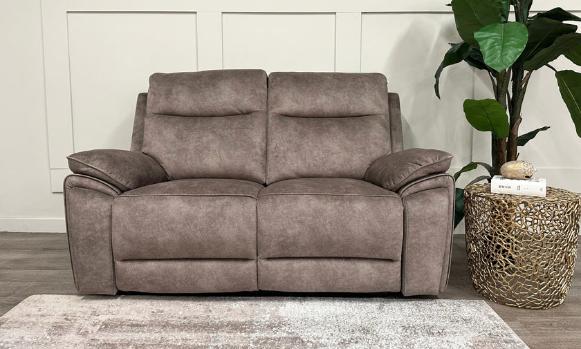 Osaka 2 Seater Power Recliner Sofa - Truffle