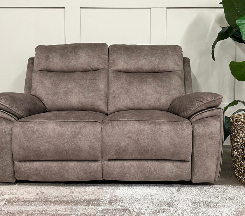 Osaka 2 Seater Power Recliner Sofa - Truffle