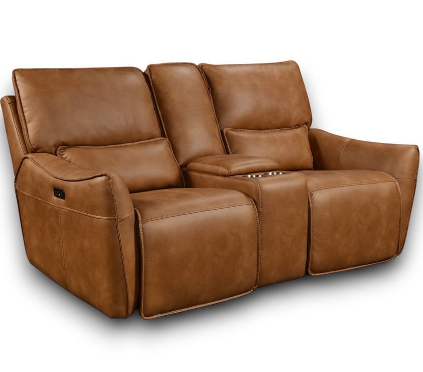 Angled view of the Valencia 2 Seater Power Recliner Sofa