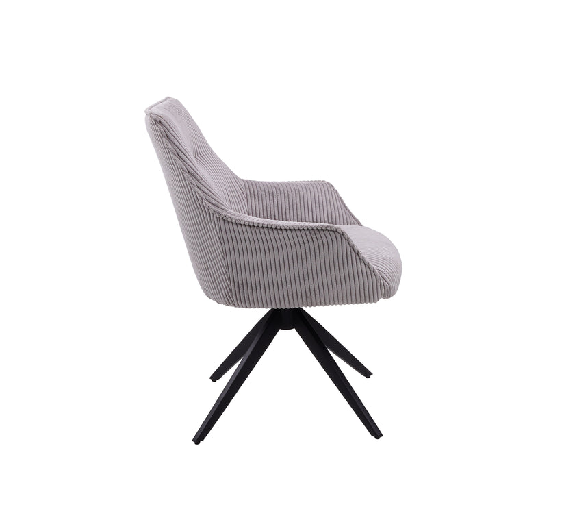 Bianca 360° Auto-Return Swivel Dining Chair