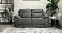 Osaka 3 Seater Power Recliner Sofa - Grey