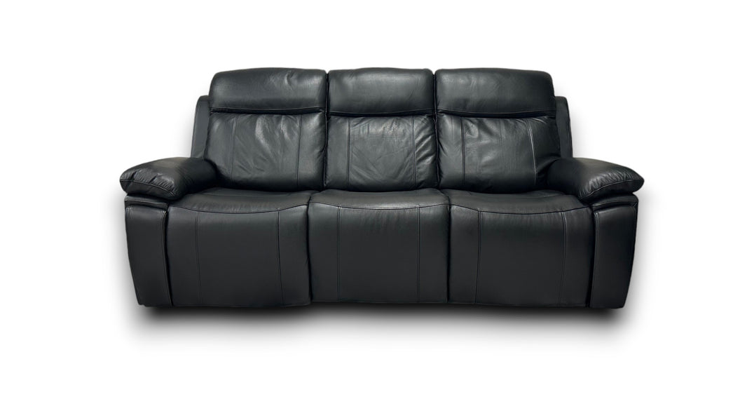 Savio 3 Seater Recliner Sofa with Power Headrests and cupholders