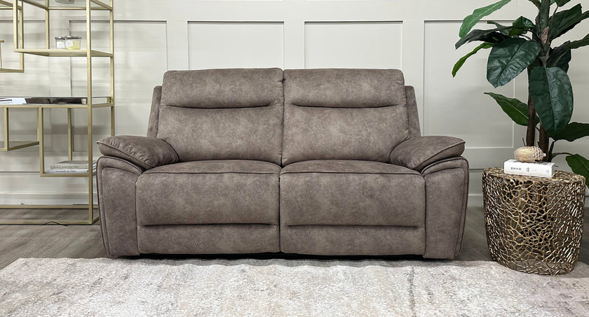 Osaka 3 Seater Power Recliner Sofa - Truffle