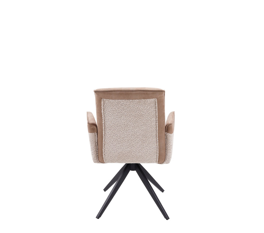 Nora 360° Auto-Return Swivel Dining Chair