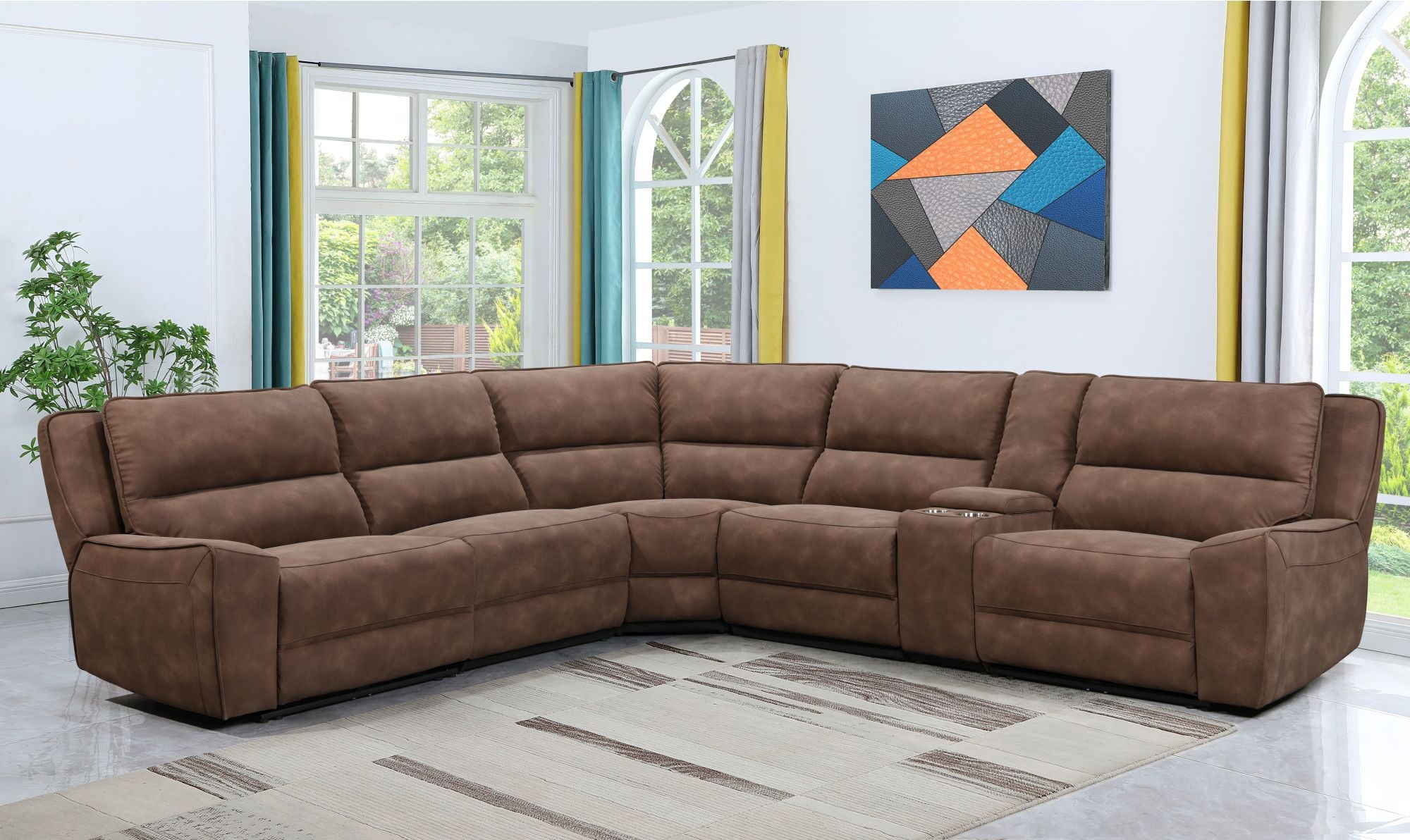 Corner best sale recliner sofa