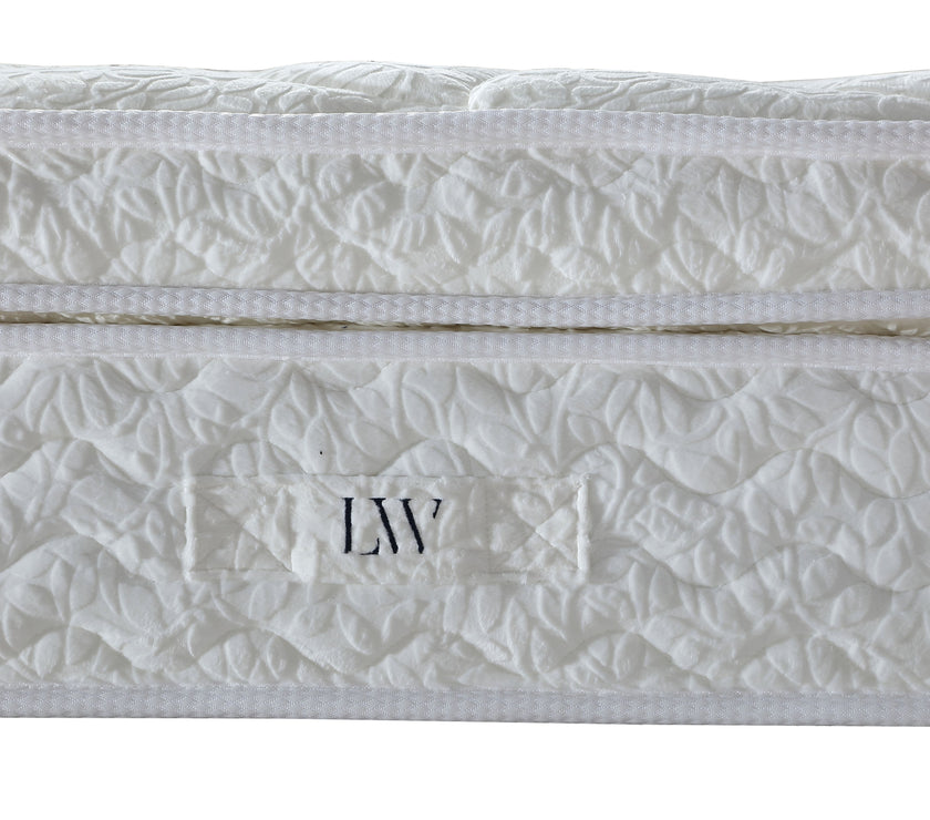 Side view of the Pearl Pocket sprung Mattress