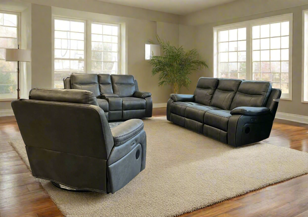 Diablo 2 Seater Sofa with Console