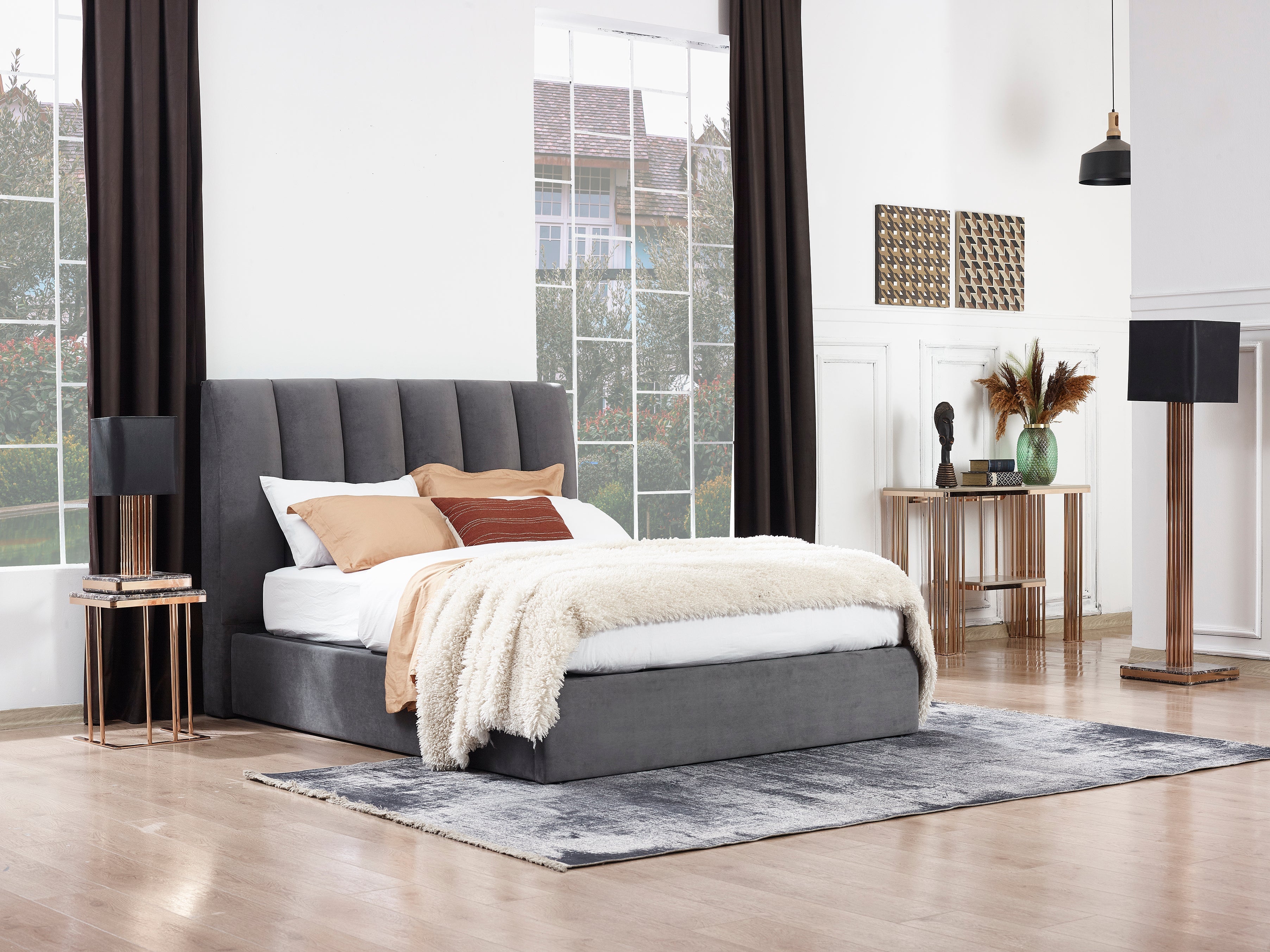 Carlos Double Ottoman Bed Frame
