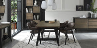 Image of the Candice 4-6 Seater Extendable Dining Table being styled with NCF's Dining Furniture.