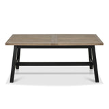 Front view of the Candice 4-6 Seater Extendable Dining Table