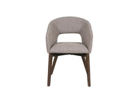 Front view of the Everest Dining Chairs with plush padding and sturdy legs.