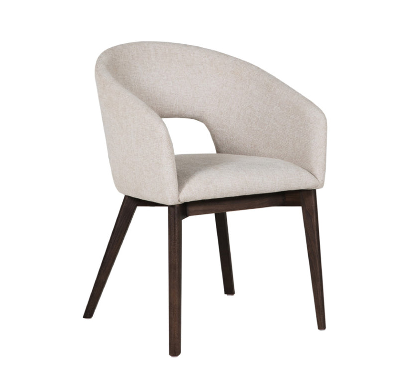 Everest Fabric Dining Chairs - Natural