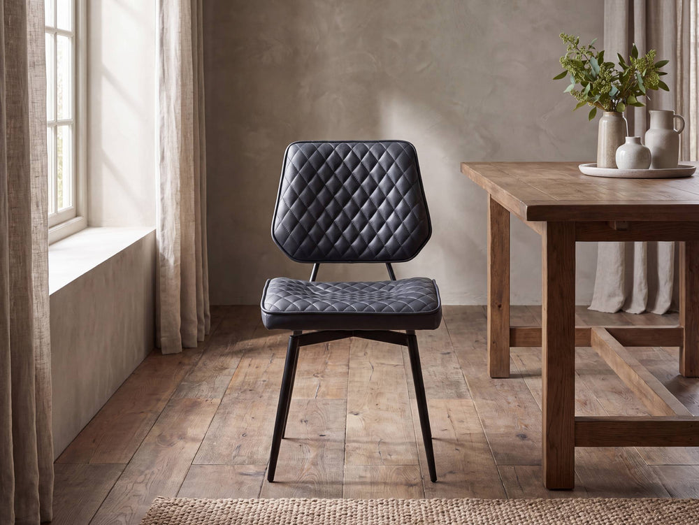 Set of 2 Albany Swivel Dining Chairs