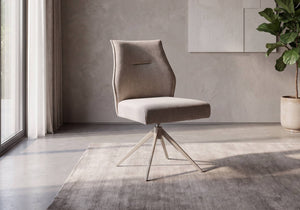 Aspen Extending Dining Table with 6 Swivel Dining Chairs