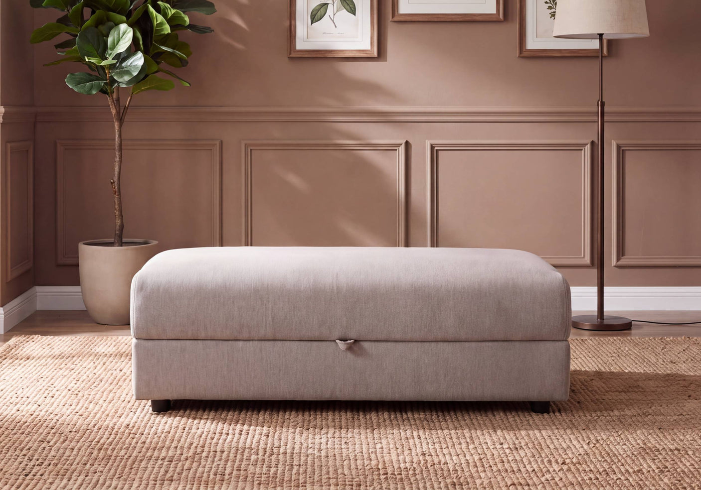 Aurora U-Shape Sofa with Footstool