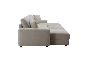 Aurora U-Shape Sofa with Footstool
