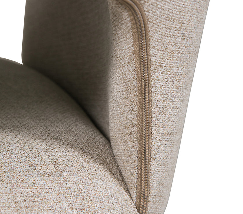 Everest Fabric Dining Chairs - Natural