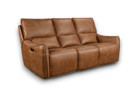 Angled view of the Valencia 3 Seater Power Recliner Sofa