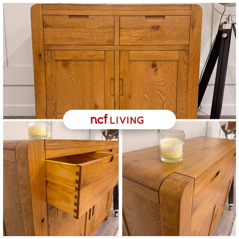 Images of the Milan Oak Sideboard with 2 Doors