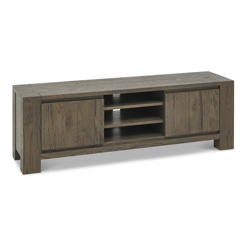 Landon Fumed Oak Entertainment Unit