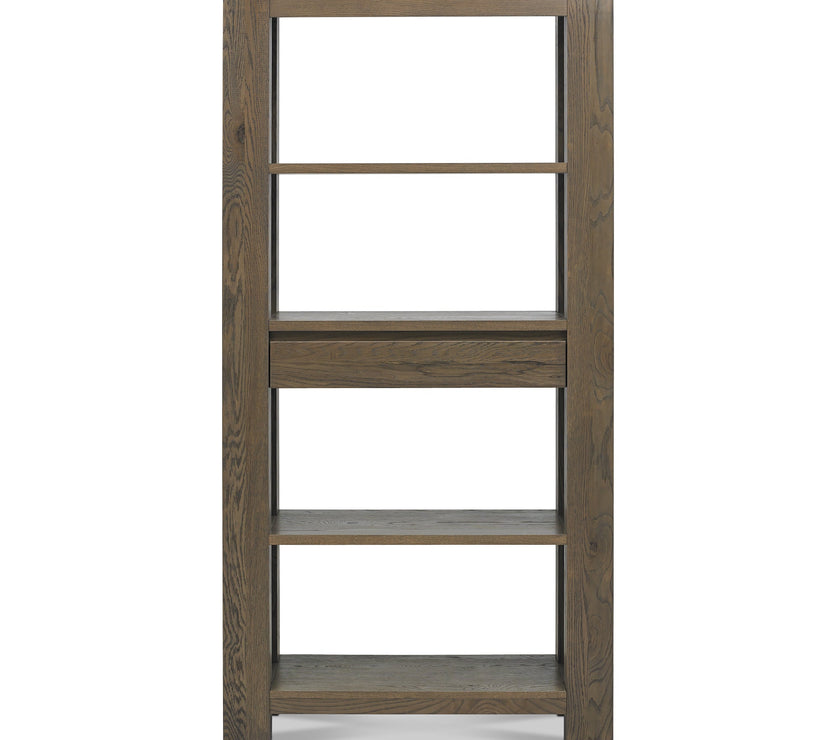 Landon Fumed Oak Open Display Unit