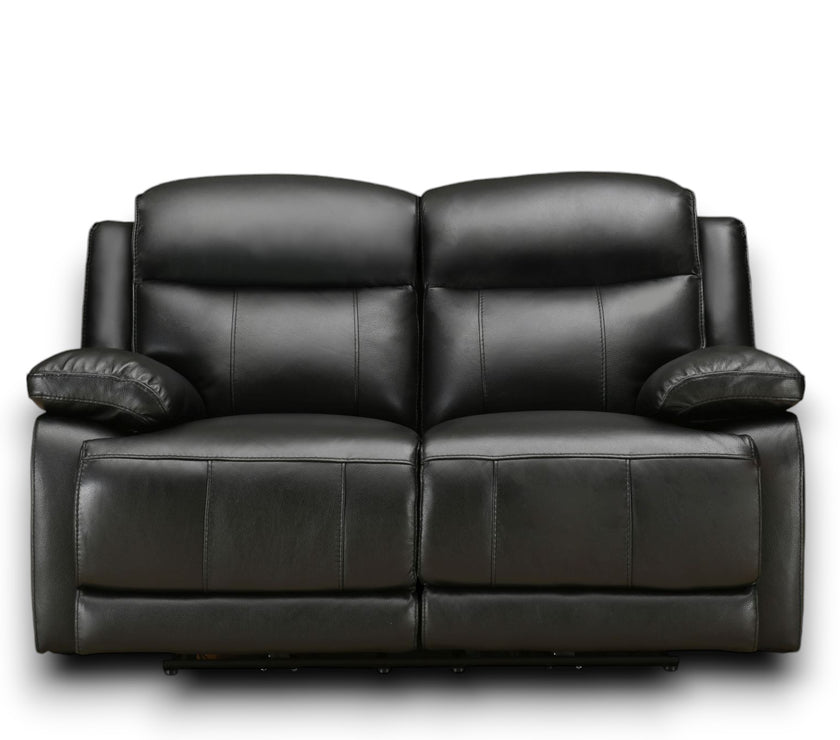 Montana 2 Seater Sofa with Power Recliner & Adjustable Headrest - Contemporary Comfort