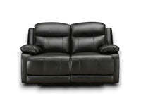 Montana 2 Seater Sofa with Power Recliner & Adjustable Headrest - Contemporary Comfort