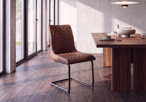 Set of 2 Boston Cantilever Dining Chairs