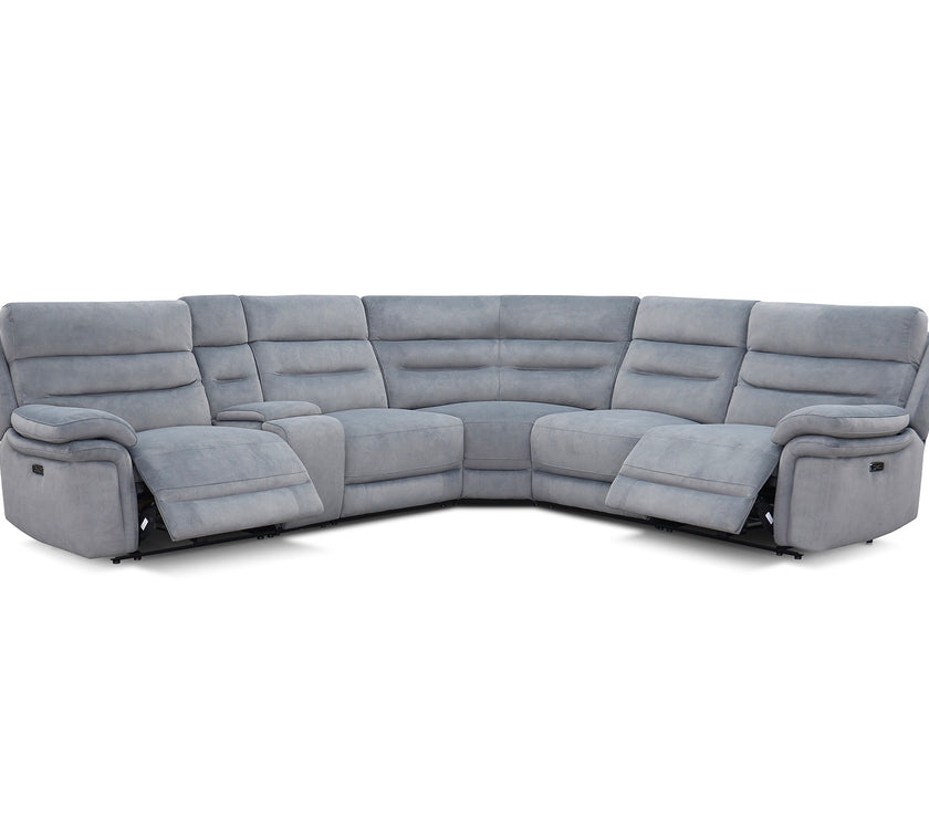 Brisbane 2 Corner 2 with Console Power Recliner and Power Headrests