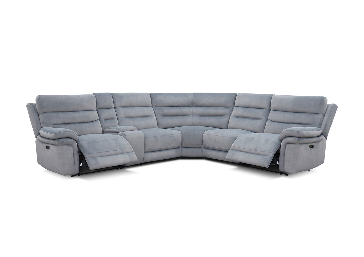 Brisbane 2 Corner 2 with Console Power Recliner and Power Headrests