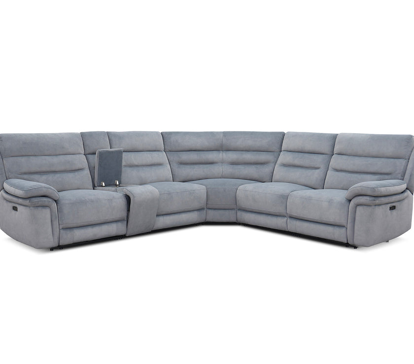 Brisbane 2 Corner 2 with Console Power Recliner and Power Headrests