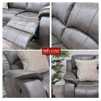 Images of the Danube 2 Seater Recliner Sofa