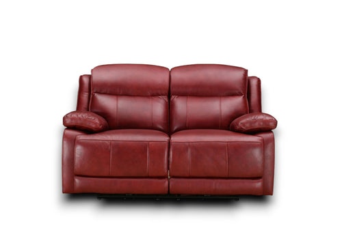 Montana 2 Seater Sofa with Power Recliner & Adjustable Headrest - Contemporary Comfort