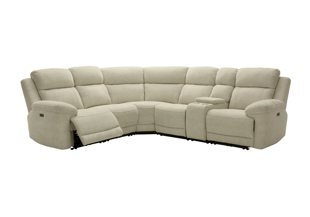 Chloe 2 Corner 2 Power Recliner Sofa with Console