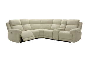Chloe 2 Corner 2 Power Recliner Sofa with Console