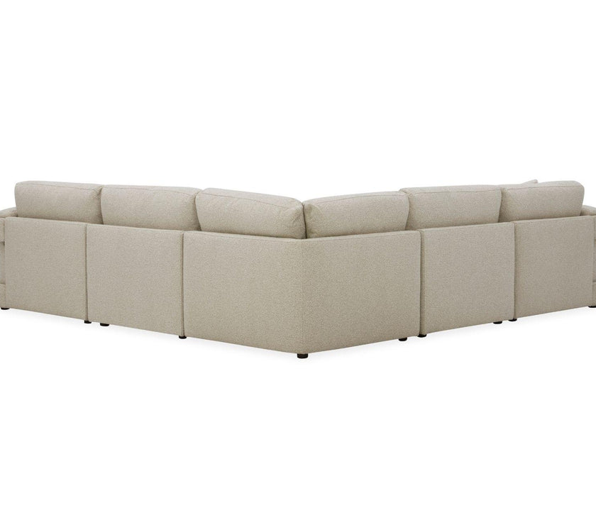 Cloud 2 Corner 2 Modular Static Sofa with Stool