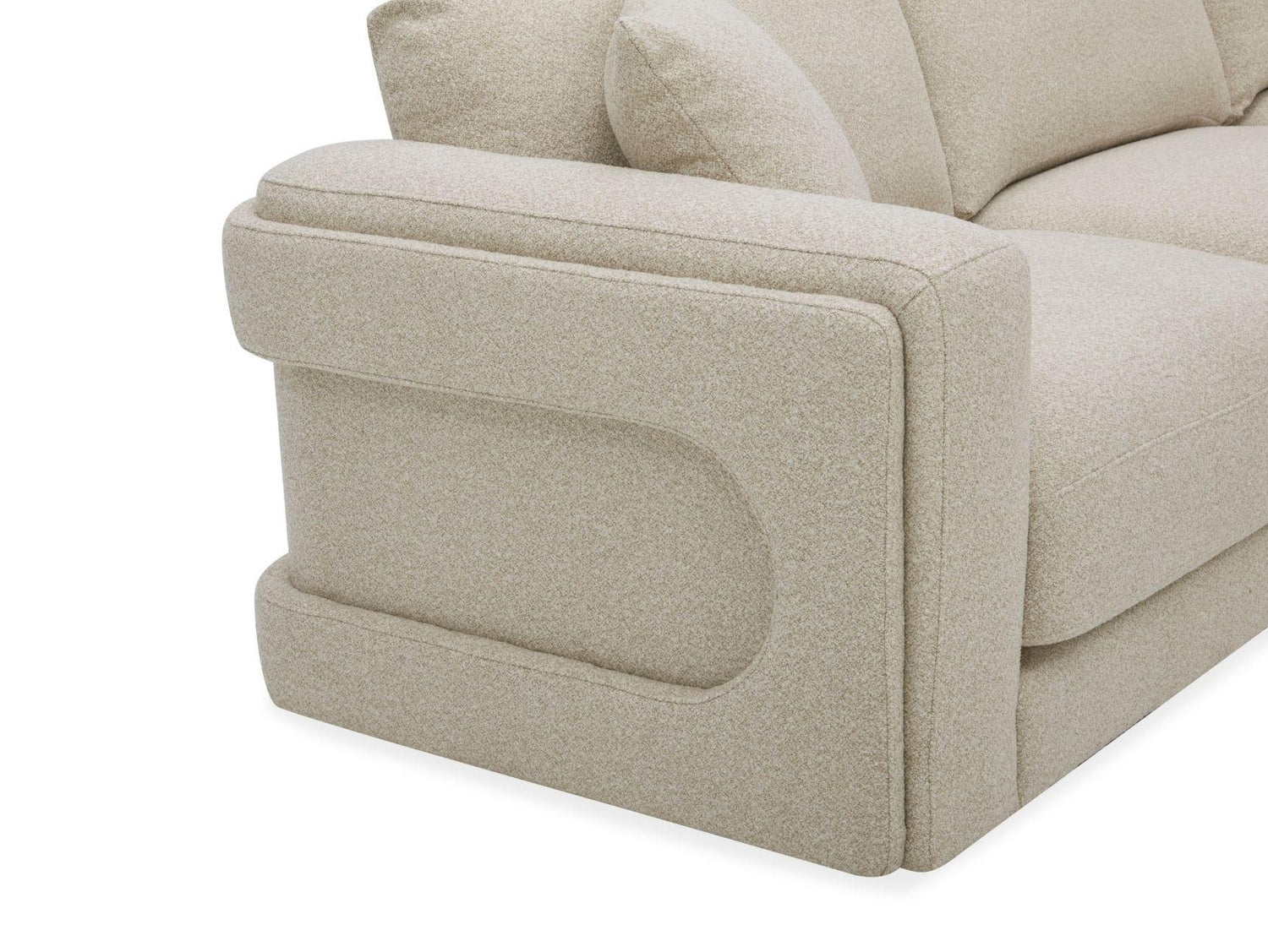 Cloud 2 Corner 2 Modular Static Sofa with Stool