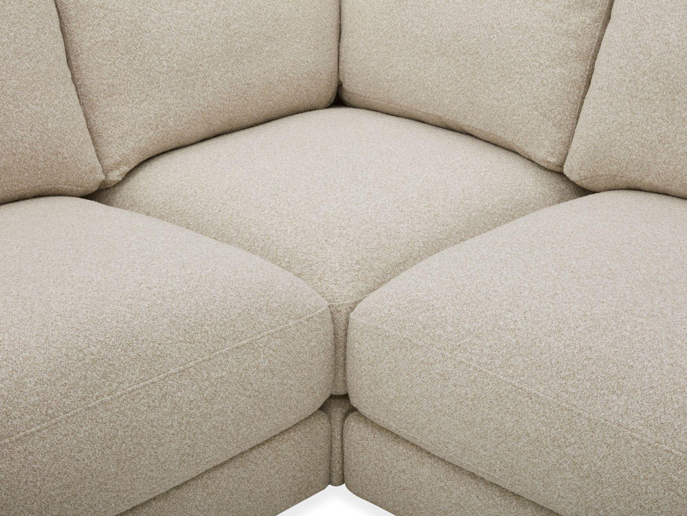 Cloud 2 Corner 2 Modular Static Sofa with Stool