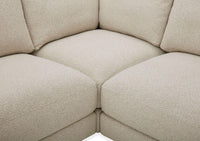 Cloud 2 Corner 2 Modular Static Sofa with Stool